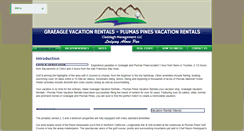 Desktop Screenshot of plumaspinesrentals.com